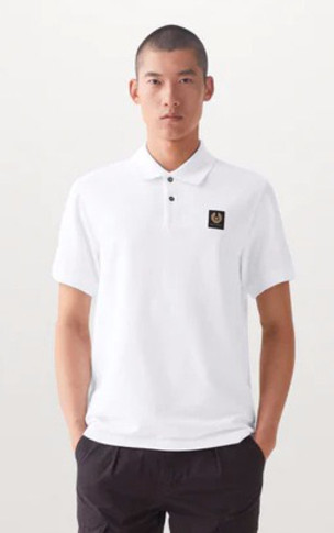 Polo manches courtes coton blanc