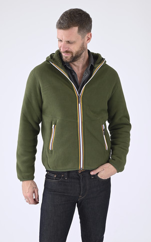 Veste polaire réversible JACK SHERPA vert