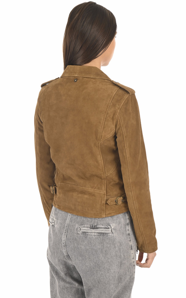 Blouson cuir velours LCW2620X cognac Schott