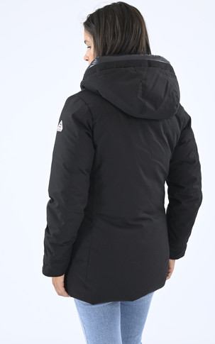 Parka courte Charlotte noir