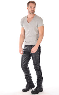 pantalon cuir pour homme