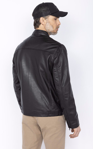 Blouson LCBIKER cuir Black