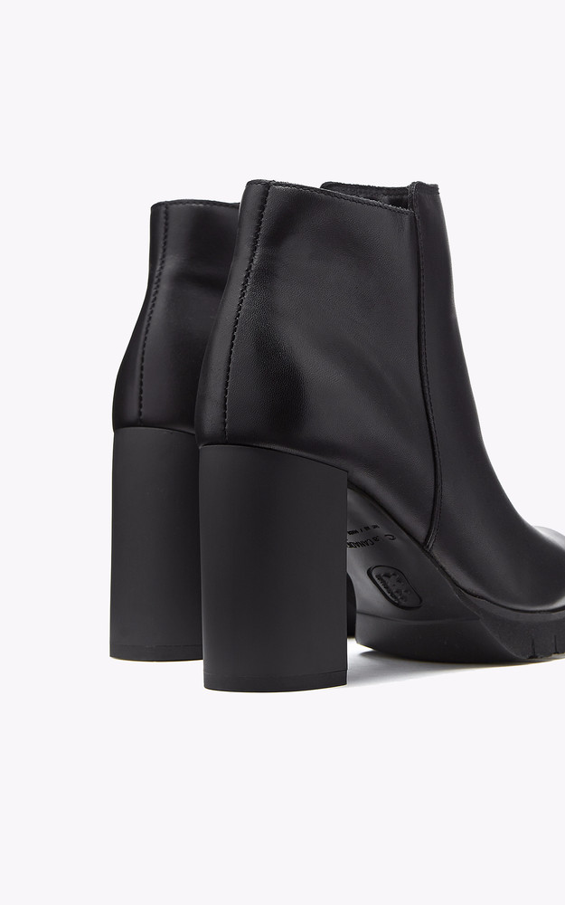 Boots cuir Maya noir La Canadienne Shoes