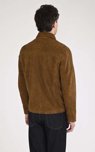 Blouson velours Lc Work cognac