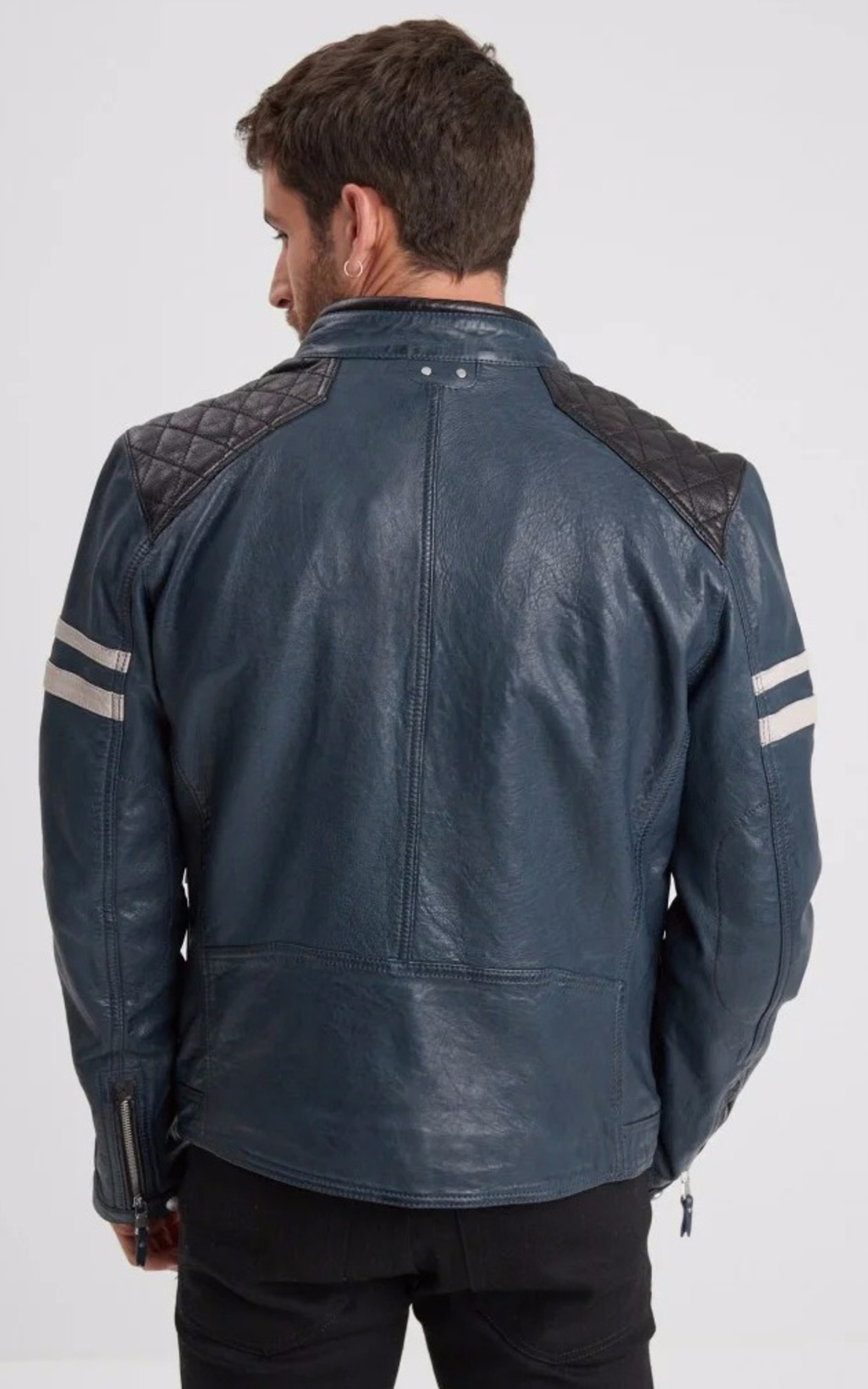 Blouson cuir Gladstone Shortblue Daytona 73