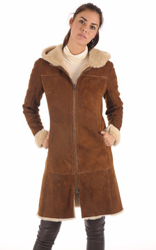 Manteau Peau Lainée Cognac Manteau Peau Lainée Cognac
