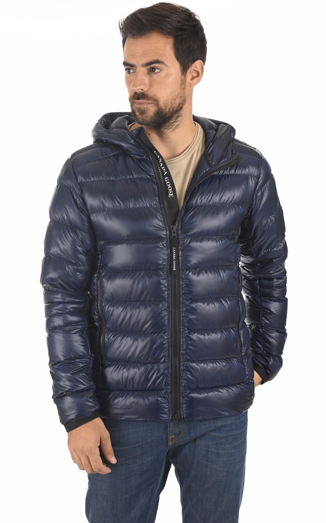 Doudoune Crofton Hoody Atlantic navy Canada Goose La Canadienne