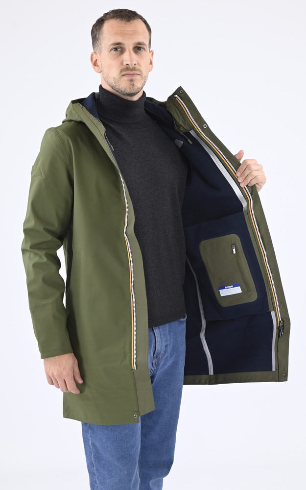 Coupe vent Thomas Bonded vert K-Way