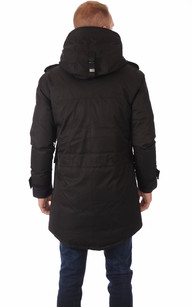 Parka Shelby noire Nobis La Canadienne Doudounes Textile Noir