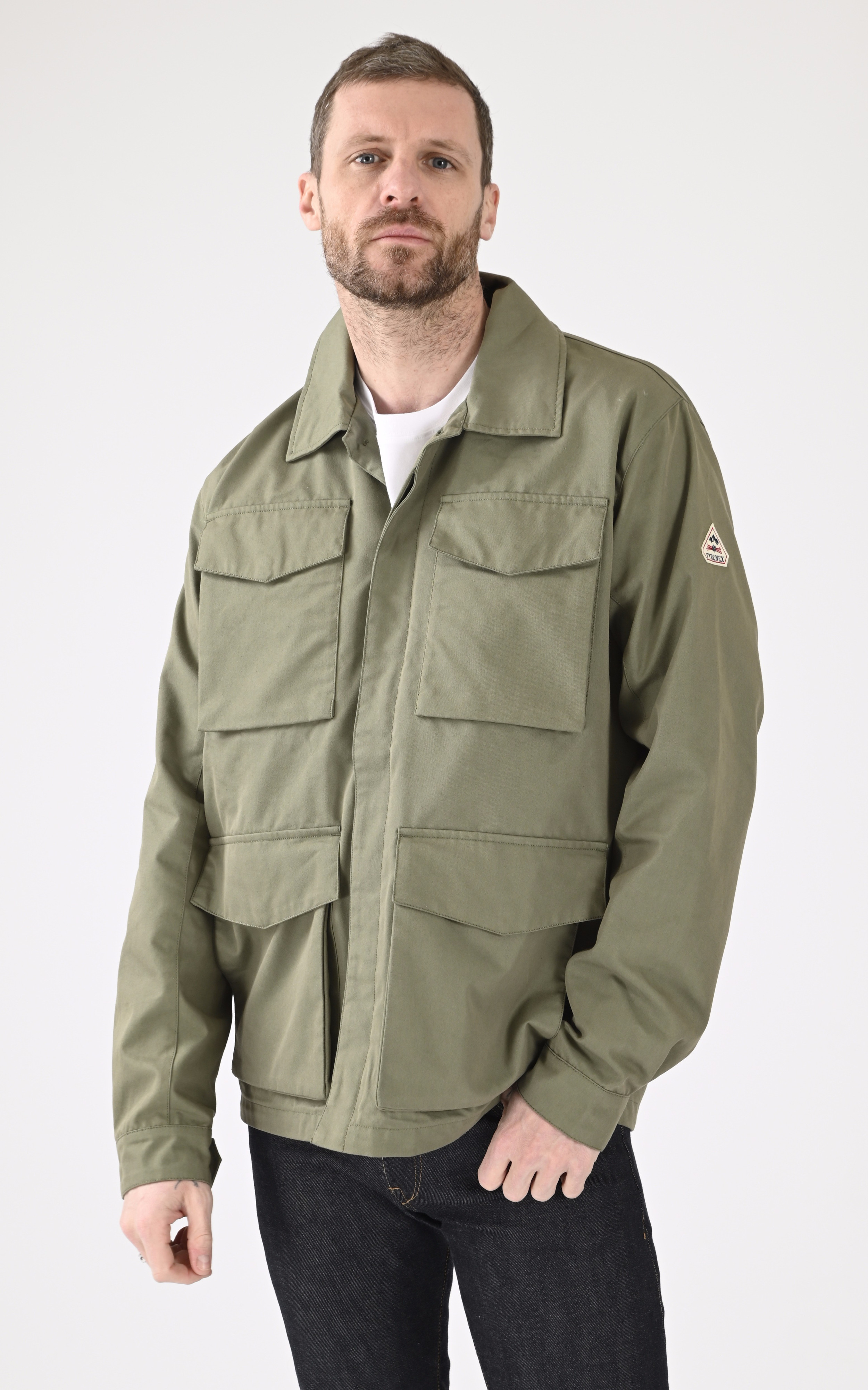 Veste Field coton kaki Pyrenex