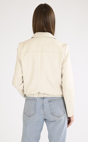 Blouson court Odessa blanc