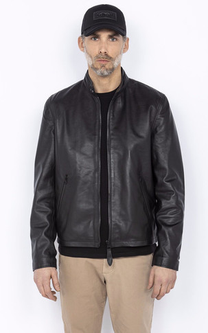 Blouson LCBIKER cuir Black