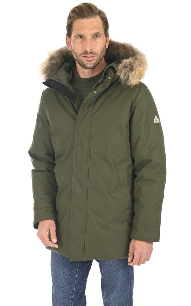 Parka Annecy Fur kaki Pyrenex