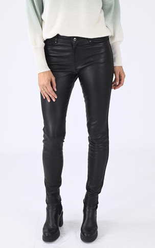 Pantalon Sexy cuir stretch noir