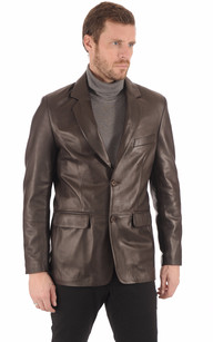 Veste costume shops cuir homme