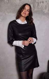 Robe cuir online