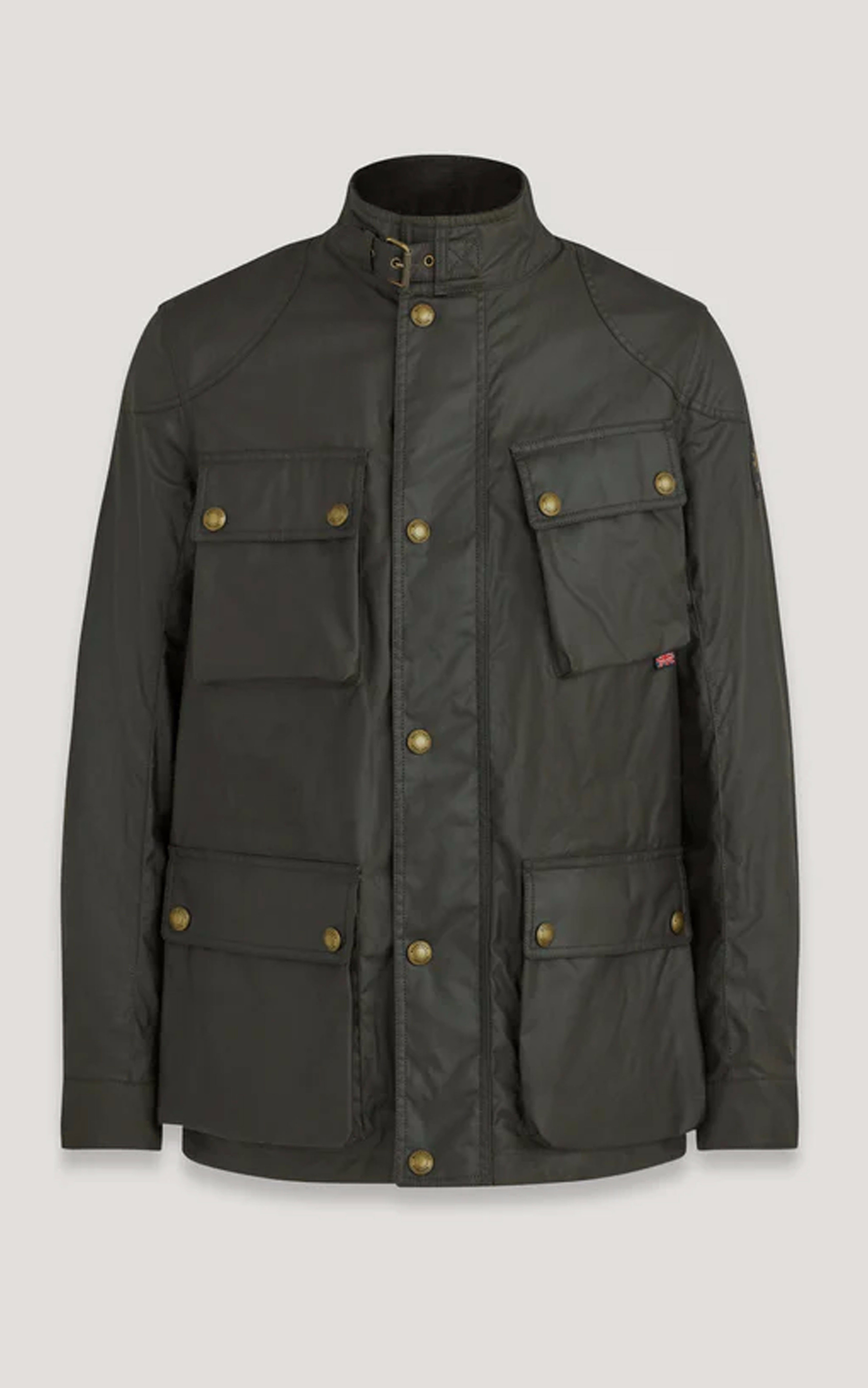 Veste imperméable cirée kaki Belstaff