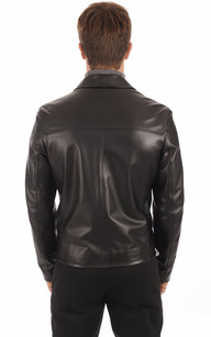 Blouson Cuir Homme La Canadienne La Canadienne Blousons Cuir Noir