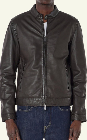 Blouson Joseph cuir marron