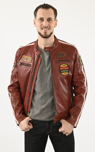 la canadienne Blouson cuir Wartburg Syrah