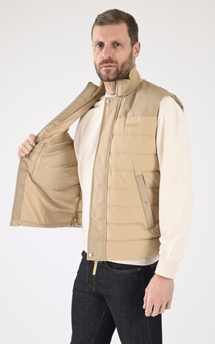 Doudoune sans manches Brody beige