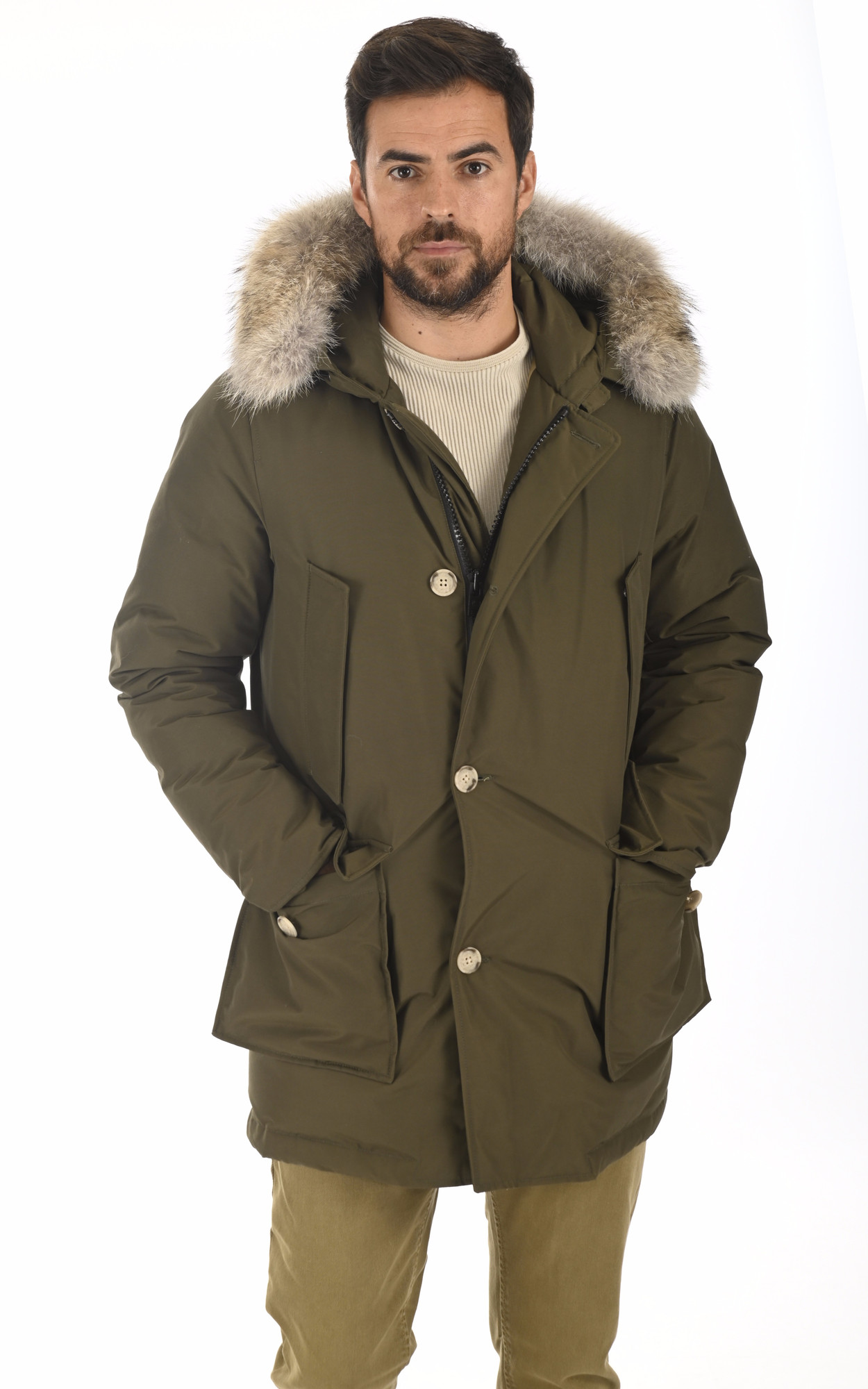 Winter jacket miinto-ce04f768e20b1a833bd7 Woolrich pour homme en coloris Noir Homme Vêtements Manteaux Parkas 