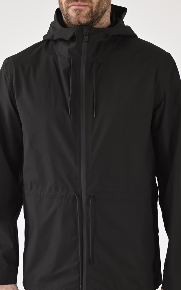 Coupe-vent mixte  SUVA HARDSHELL STRING noir Rains