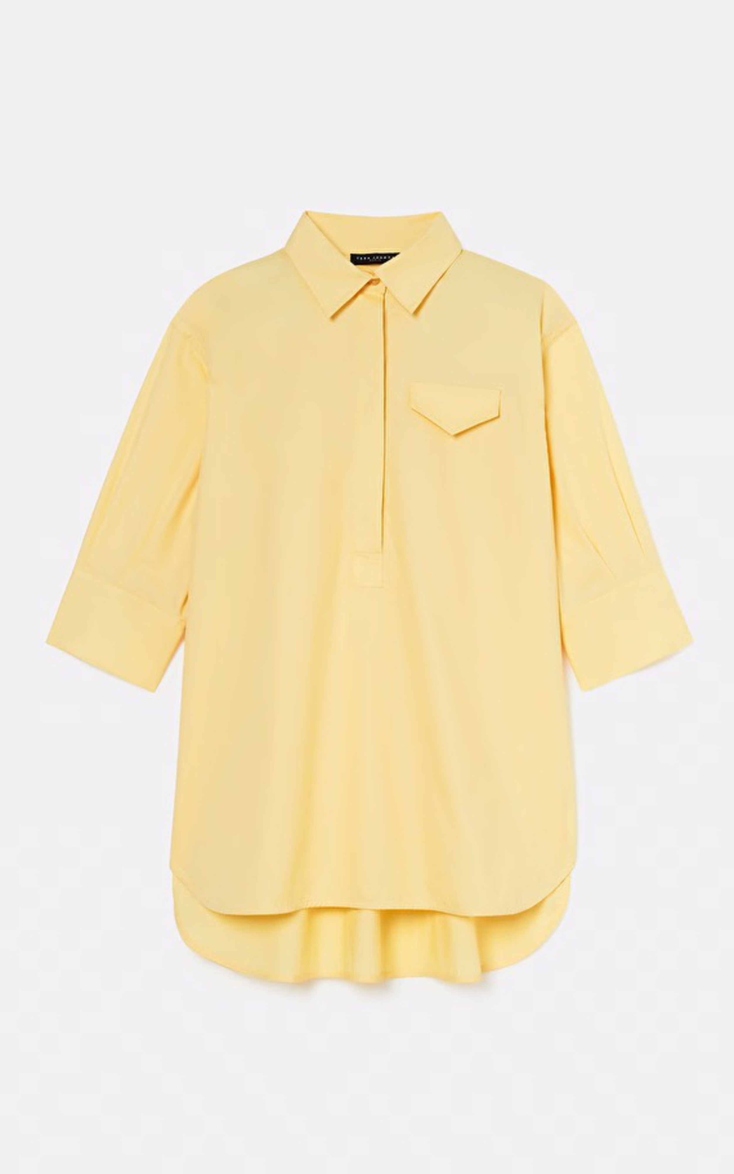 Chemise manches courtes oversize jaune Tara Jarmon