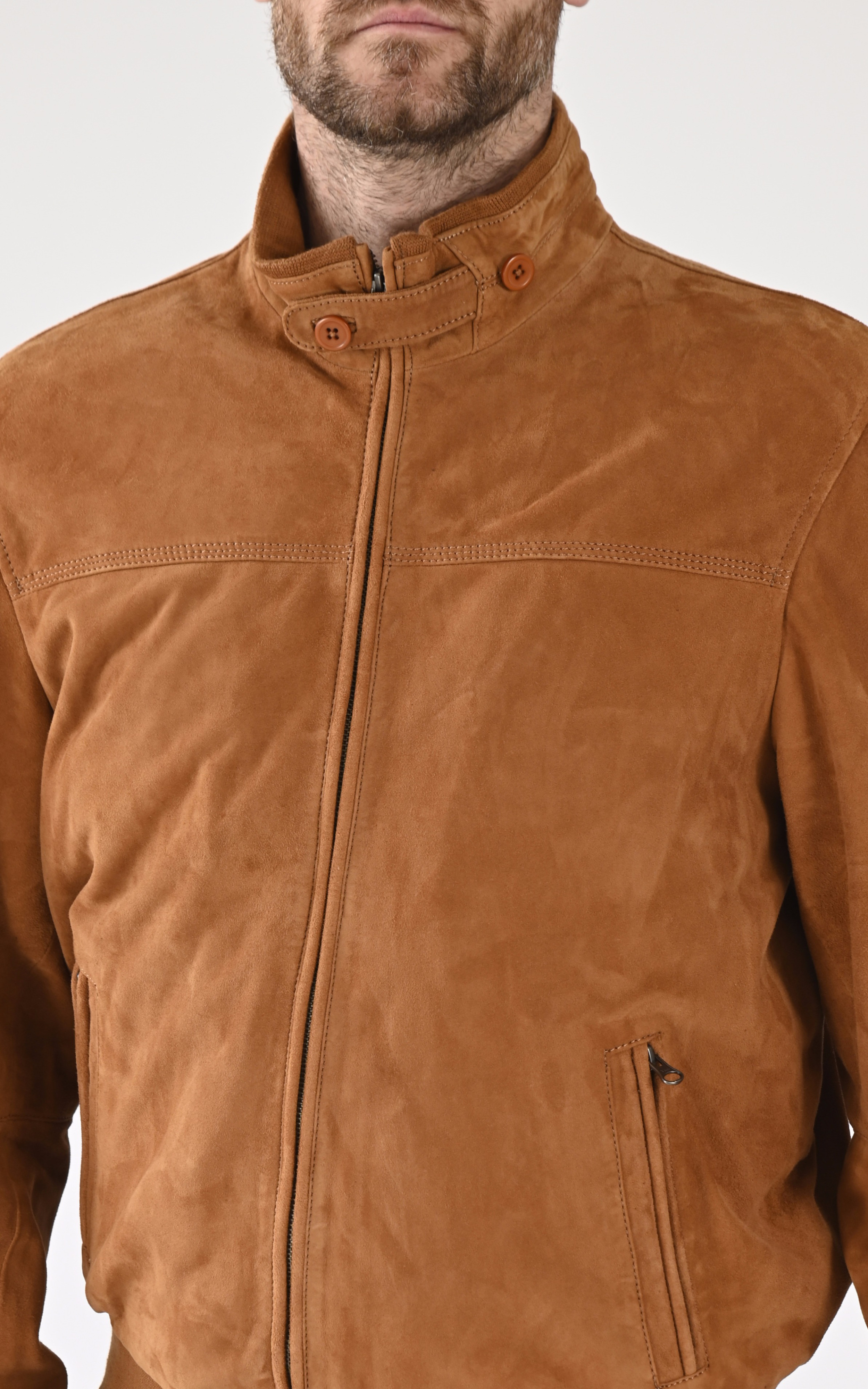 Blouson confort velours cognac La Canadienne