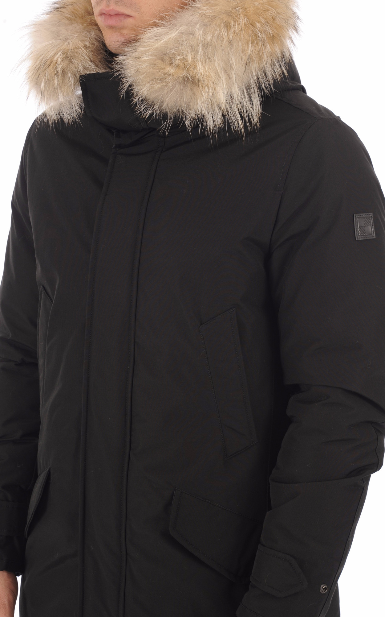 Doudoune Polar noire Woolrich La Canadienne Doudounes Textile Noir