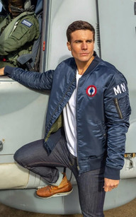 Bombers best sale bleu marine