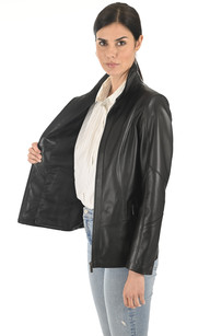 Veste cuir agneau sale