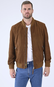 Bomber daim homme sale