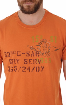 T-shirt Imprimé Aero Orange