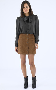 jupe en daim femme