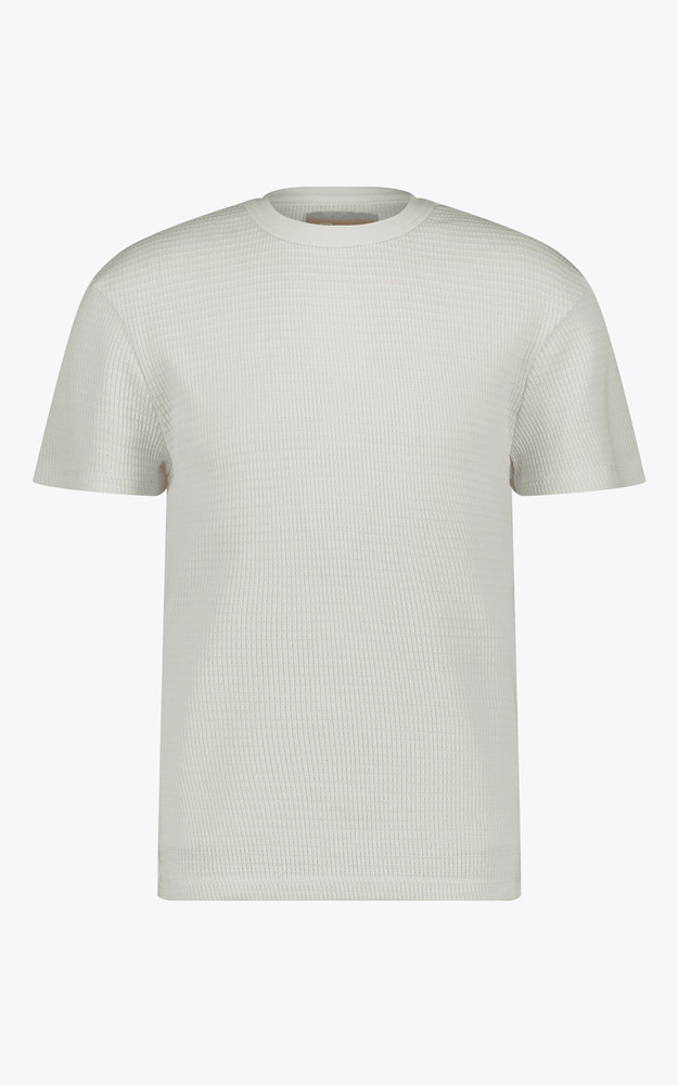 T-shirt coton en maille écru Rivieras