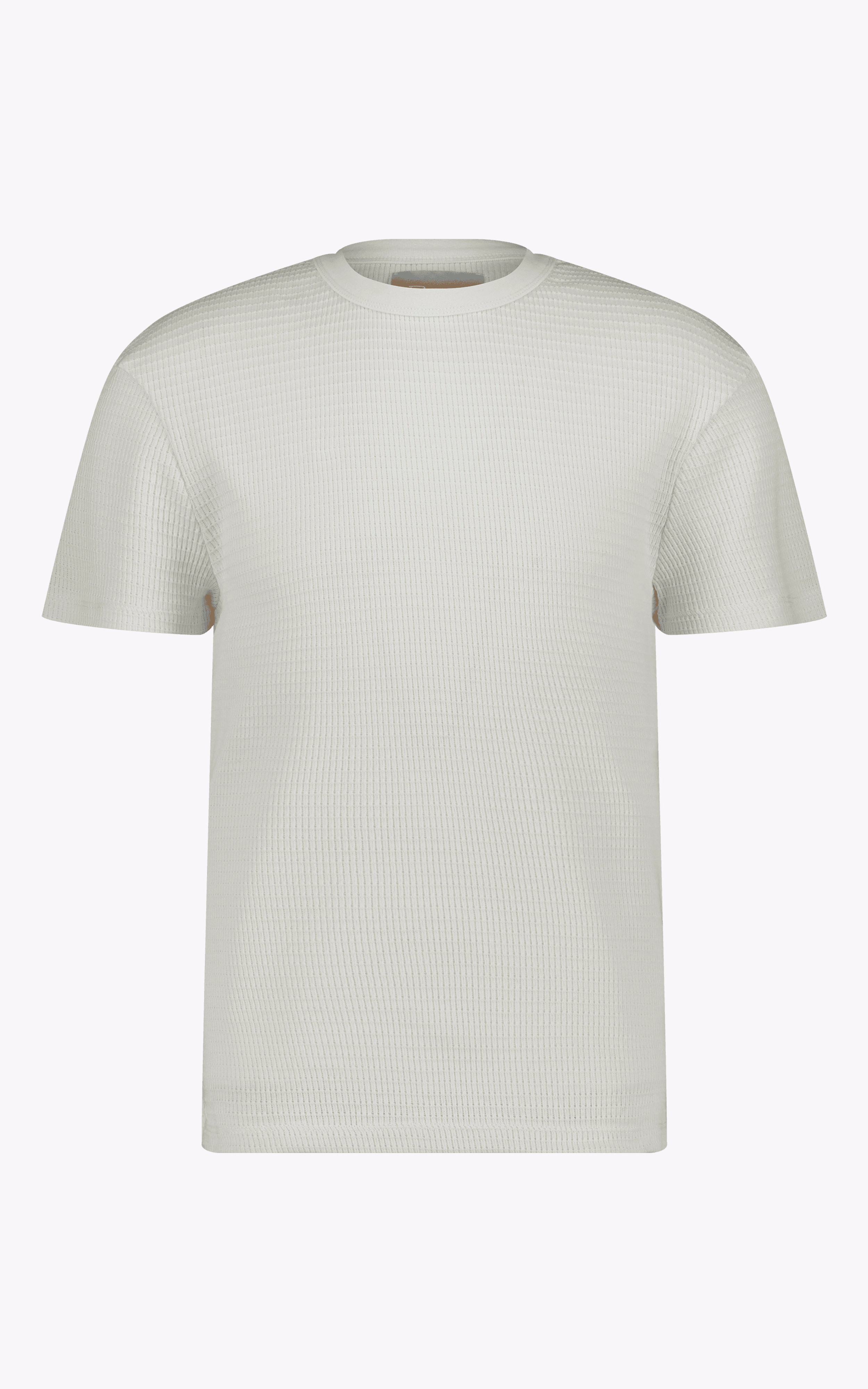 T-shirt coton en maille écru Rivieras