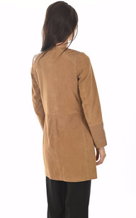 Veste discount daim camel