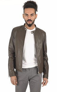 Blouson Style 20 marron Serge Pariente La Canadienne Blousons Cuir Marron