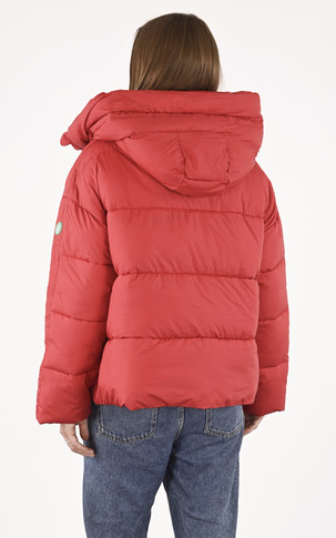 Doudoune courte puffy Keri rouge