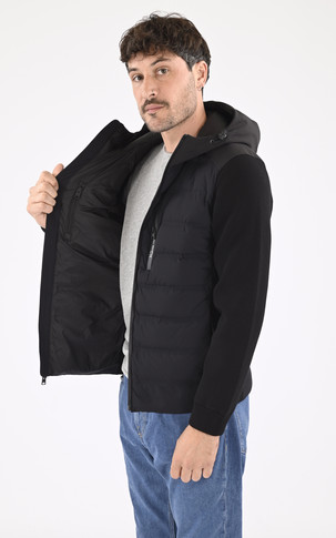 Veste doudoune BERING HYBRID noire