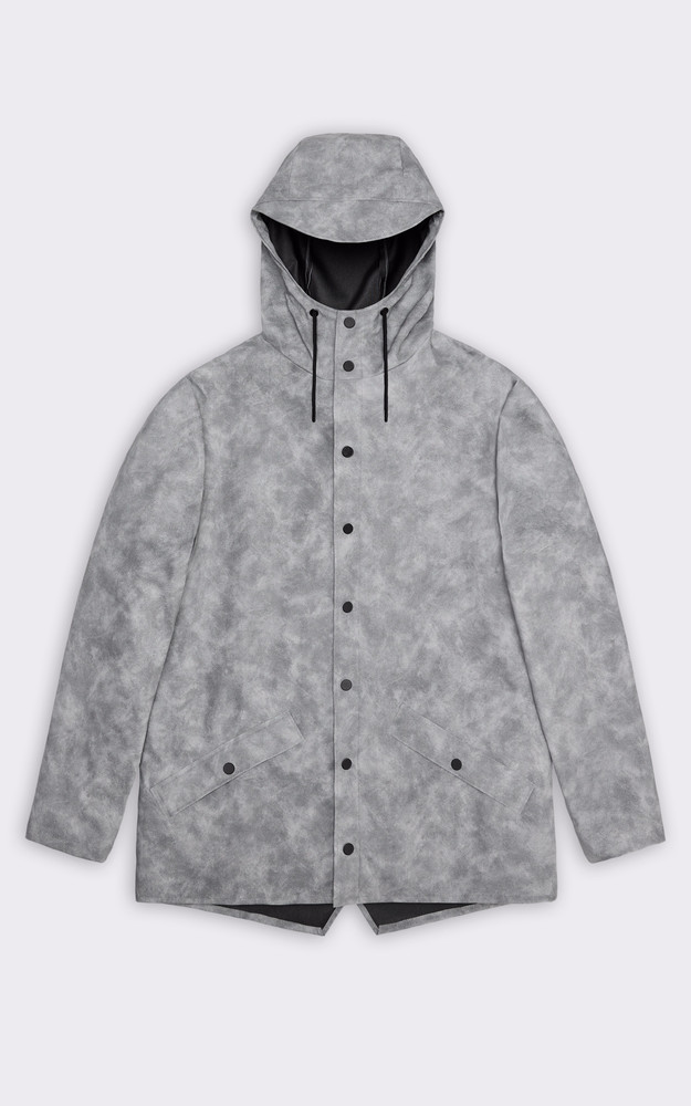 Imperméable Jacket 12010 gris imprimé Rains