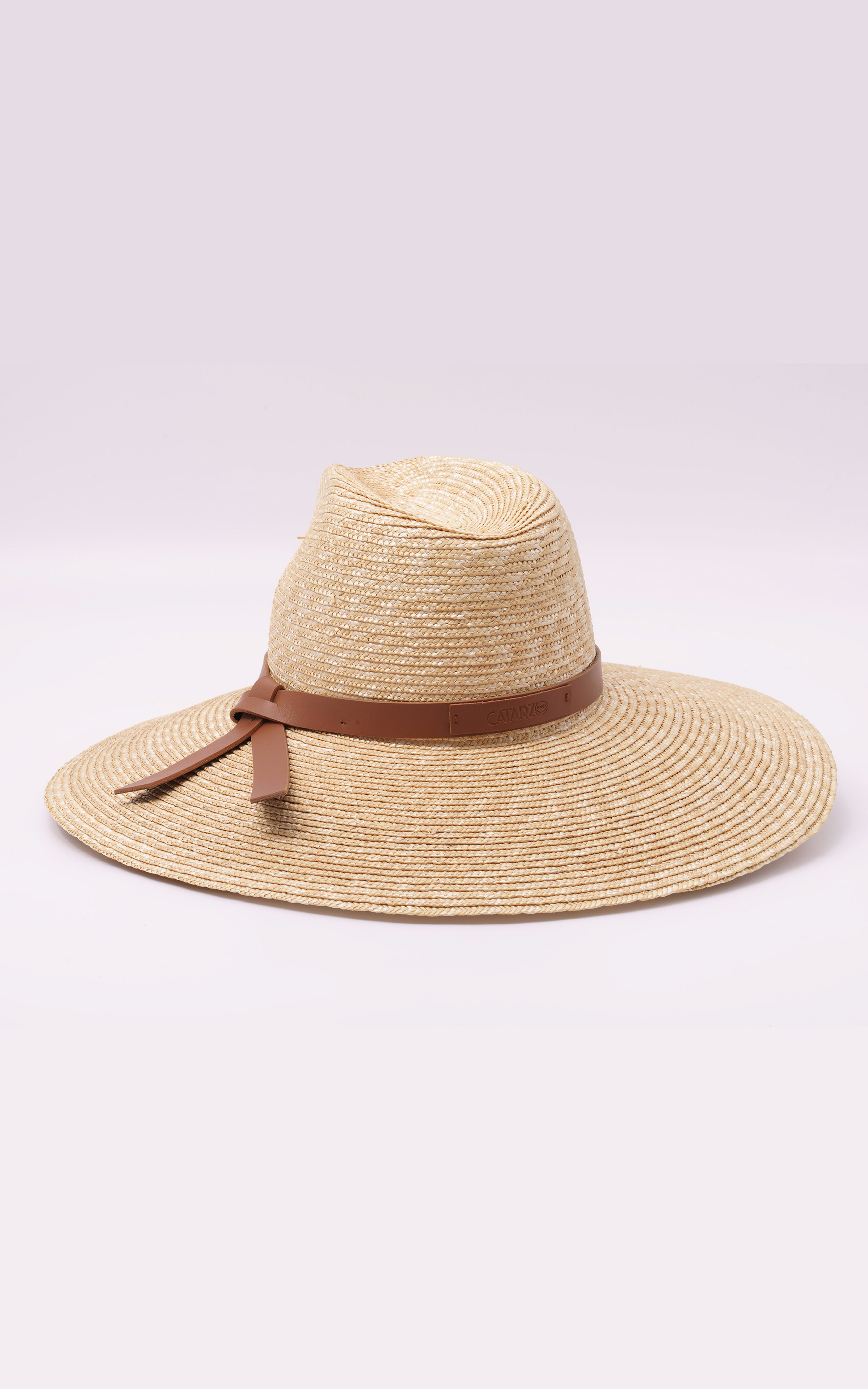 Chapeau en paille Caravaggio beige Catarzi 1910