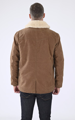 Veste sherpa Lincoln beige