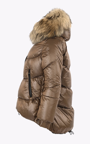 Doudoune cintrée Clizia marron