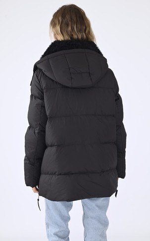 Doudoune oversize noire