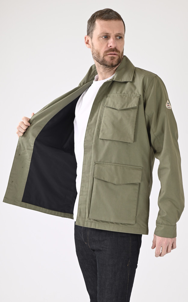 Veste Field coton kaki Pyrenex