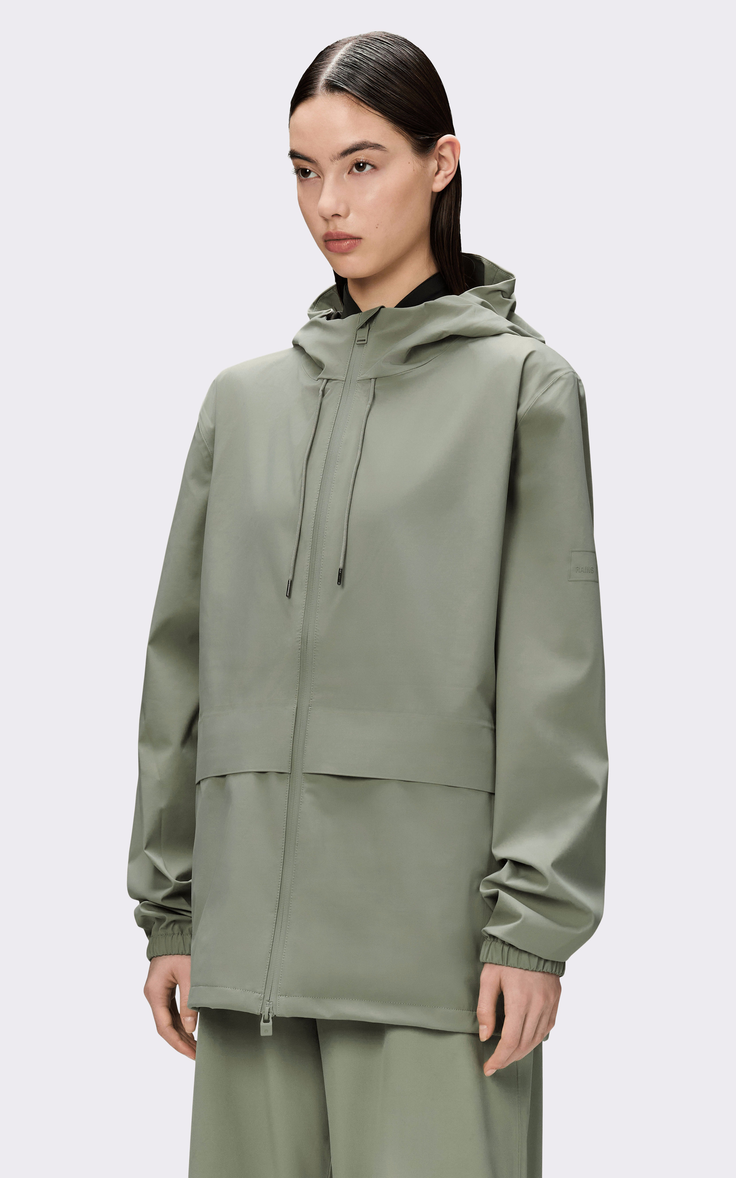 Coupe-vent mixte 12420 SUVA HARDSHELL POCKET kaki Rains