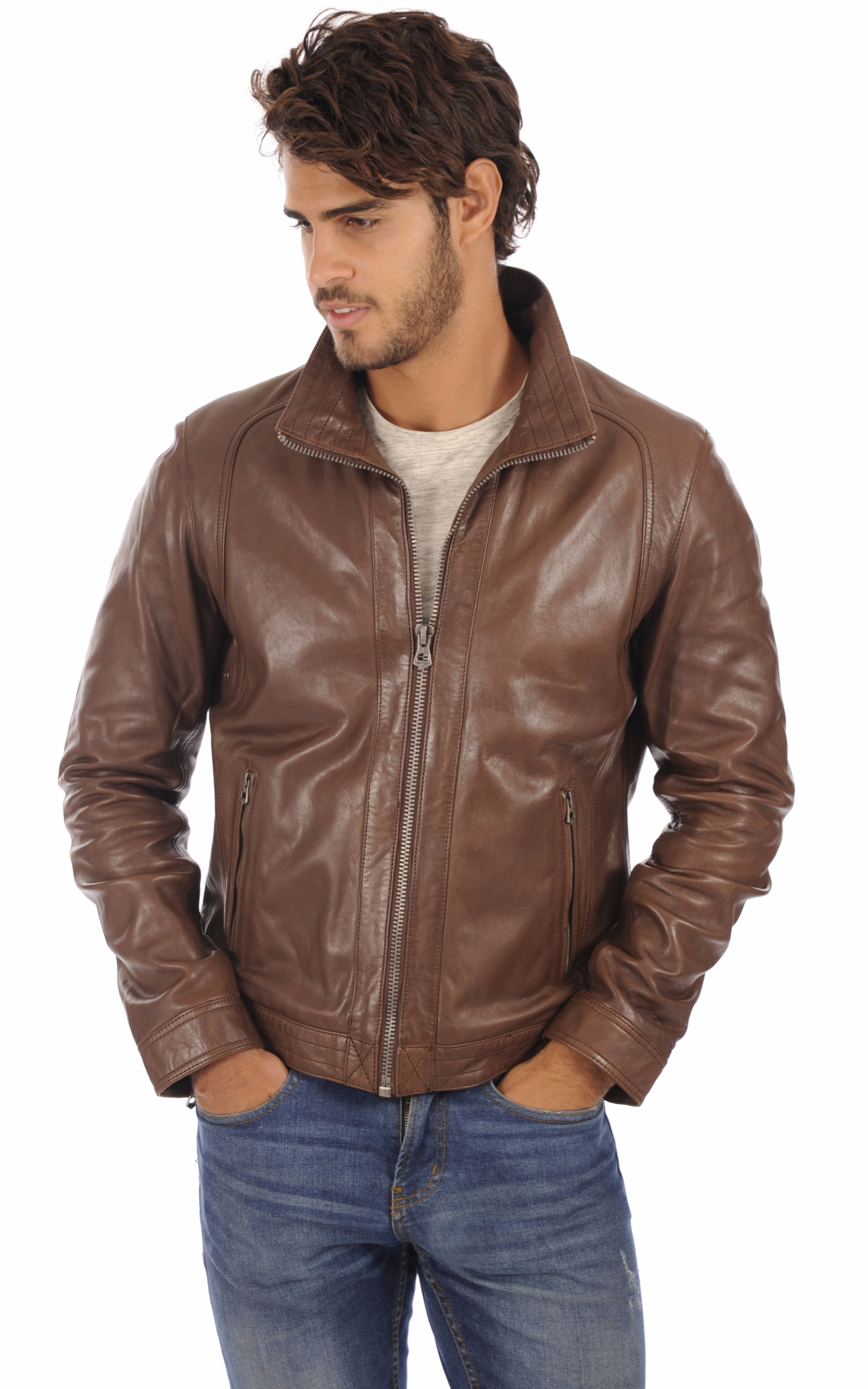 Blouson Trotter Marron Homme Daytona 73 - La Canadienne ...