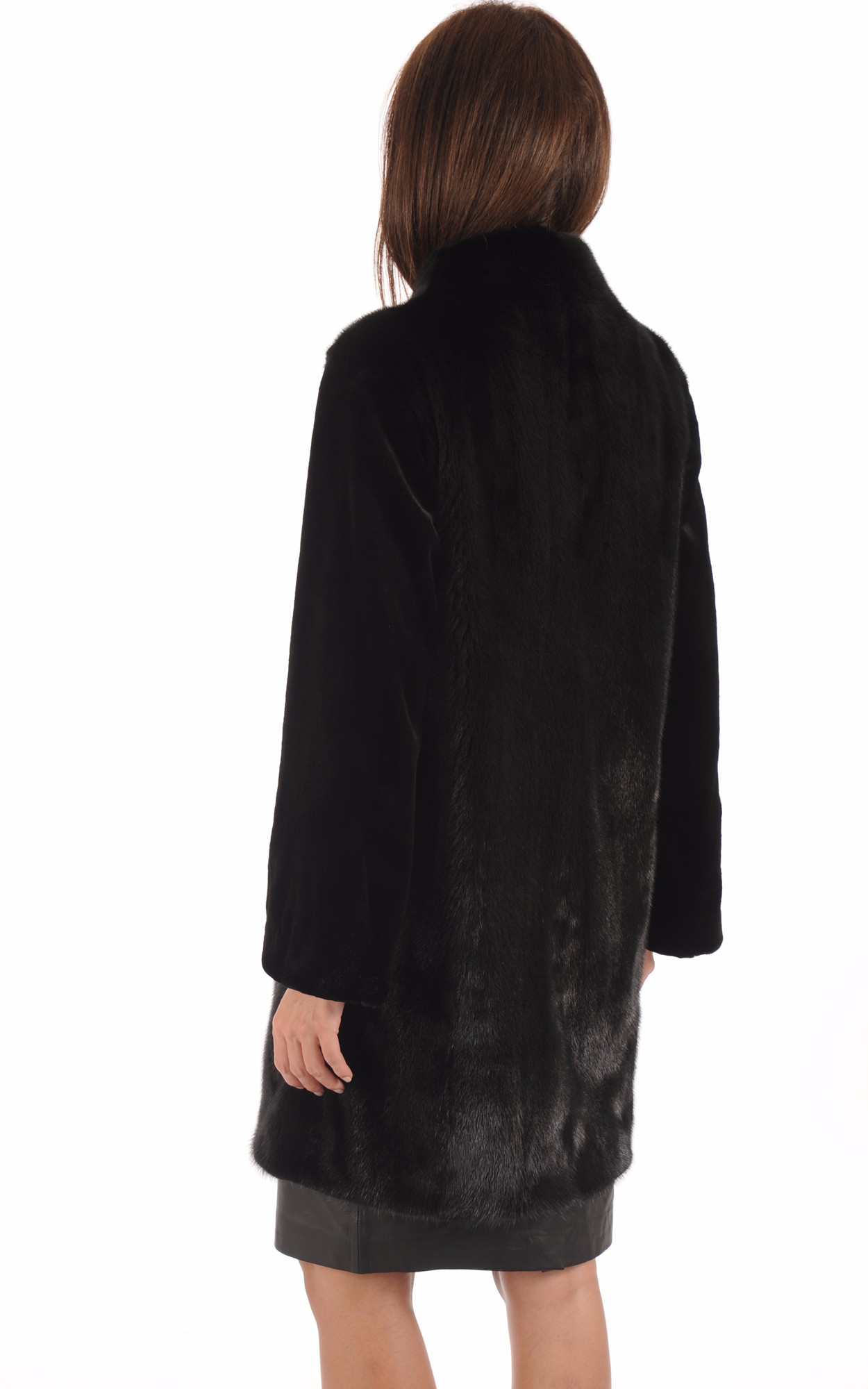 Manteau Chic Vison Noir Manakas La Canadienne Manteau, 7 Manteau Chic Vison Noir Manakas La Canadienne Manteau, 7